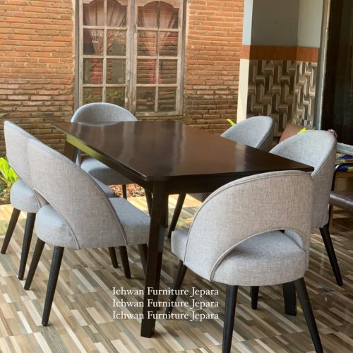 SET KURSI MEJA MAKAN MINIMALIS